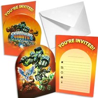 Skylanders Einladungskarten aufklappbar