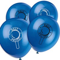 Polizei-Luftballons im 8er Pack