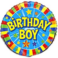 Folienballon Birthday Boy 35 cm