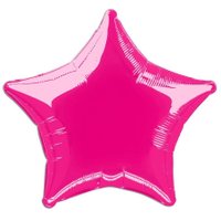 Folienballons sternförmig pink