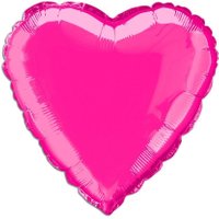 Folienballon als Herz pink