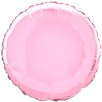 Folienballon rund rosa