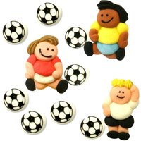 Fußballer-Zuckerfiguren im 3er-Pack