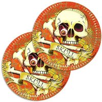 Skull-Partyteller Totenschädel/Totenkopf