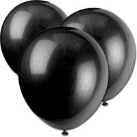 Luftballons schwarz 10 Stk.