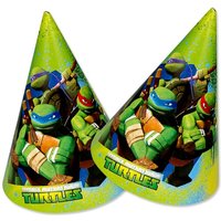 Ninja Turtles Partyhüte im 6er Pack