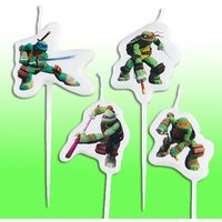 Mini-Figurenkerzen Ninja Turtles