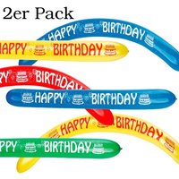Happy Birthday Wurm-Luftballons
