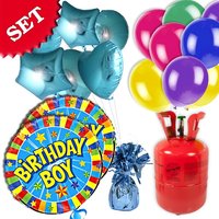 Ballongas-Set Birthday Boy 30er
