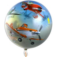 Planes Bubble Ballon +Band 40 cm