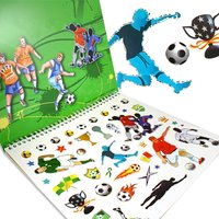 Fußball Schablonenbuch +Sticker