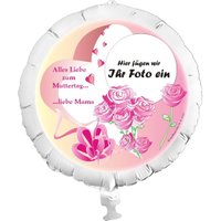 Personalisierter Foto-Ballon zum Muttertag mit individuellen Foto