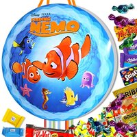 Pinata Geburtstagsset Findet Nemo: niedliche Zugpinata +Leckereien