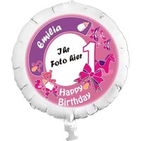 Fotoballon 1. Birthday Girl 40 cm