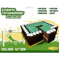 Zucker-Tortenaufleger Fußballfeld