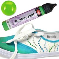 Perlen-Pen 25ml  Neon Grün  für tolle Halbperlen auf Textilien