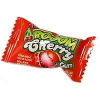 1 Boom Cherry saures Bonbon mit Kaugummi im Inneren