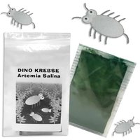 Dino-Krebse zum Züchten: Spezialsalz +Krebseier +Futter +Anleitung
