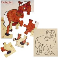Holzpuzzle-Pferdchen 17