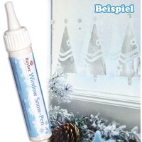 Window Snow Pen - Schneeweiße Strukturpaste