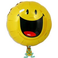 Folienballon als Smiley für allzeit gute Laune