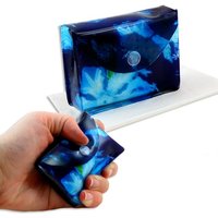 Knautschfreie Taschentuch-Box zum Wiederbefüllen Eiskristall-Design