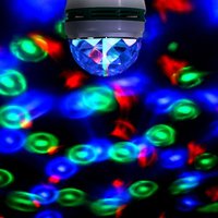 Rotierendes Partylicht mit 3 farbigen LED