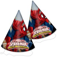 Spiderman Partyhüte 6er Pack