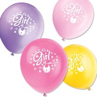 Luftballons Its a Girl zur Baby Shower-Party
