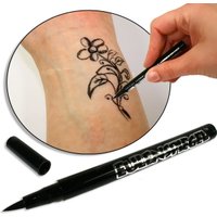 Eulenspiegel Tattoo Pen Schwarz