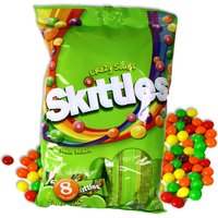 Skittles Fruits Sauer - Kaubonbons in knuspriger Hülle