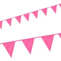 Mini Wimpelkette in rosa