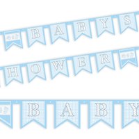 Baby Shower Boy Buchstabenkette