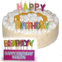 Happy Birthday Geburtstagskerzen