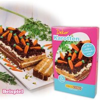Schoko-Karotten Dekore