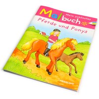 Malbuch - Pferde und Ponys