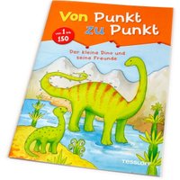 Punkt zu Punkt Malbuch - Der kleine Dino und seine Freunde