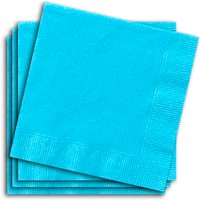 Servietten gross hellblau 33x33cm