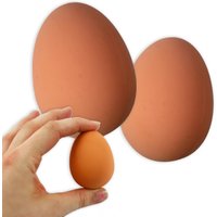 1 Gummi-Ei zum Eierlaufen