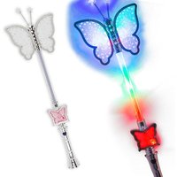 Blinkender LED-Stab Schmetterling