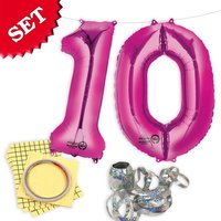 XXL Folieballons Zahl 10