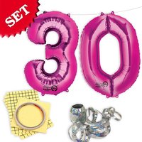 XXL Folieballons Zahl 30