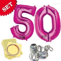 XXL Folieballons Zahl 50