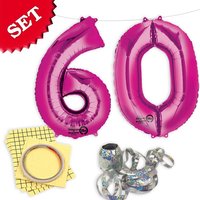XXL Folieballons Zahl 60