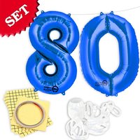 XXL Folieballons Zahl 80