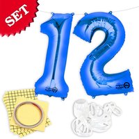 XXL Folieballons Zahl 12