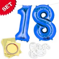XXL Folieballons Zahl 18