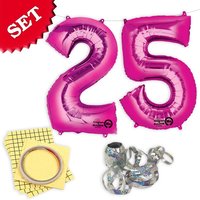 XXL Folieballons Zahl 25