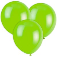 Hellgrüne Luftballons