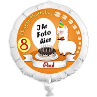 Personalisierter Fotoballon Alpaca